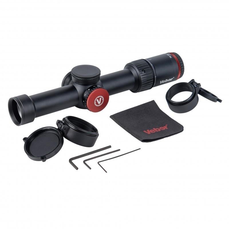 Прицел оптический Veber Wolf Alfa 1-6x24 FCD