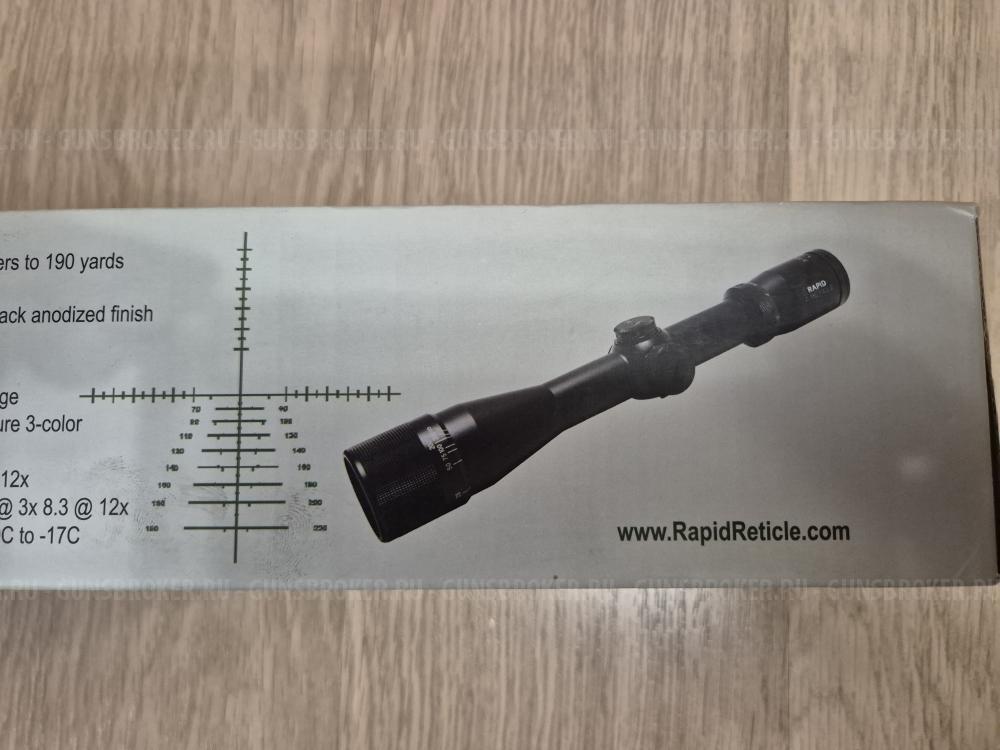 Прицел PFI Rapid Reticle .22LR 3-12 x42mm