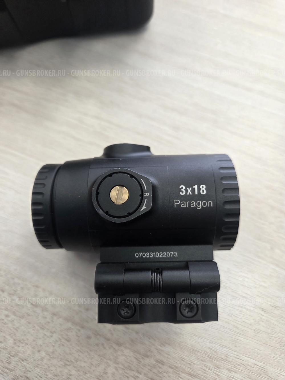 Прицел призмматический - магнифер - Vector Optics Paragon 3x18 