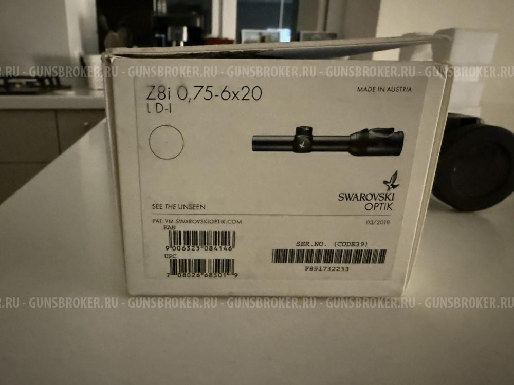 Прицел с подсветкой Swarovski z8i 0,75-6x20