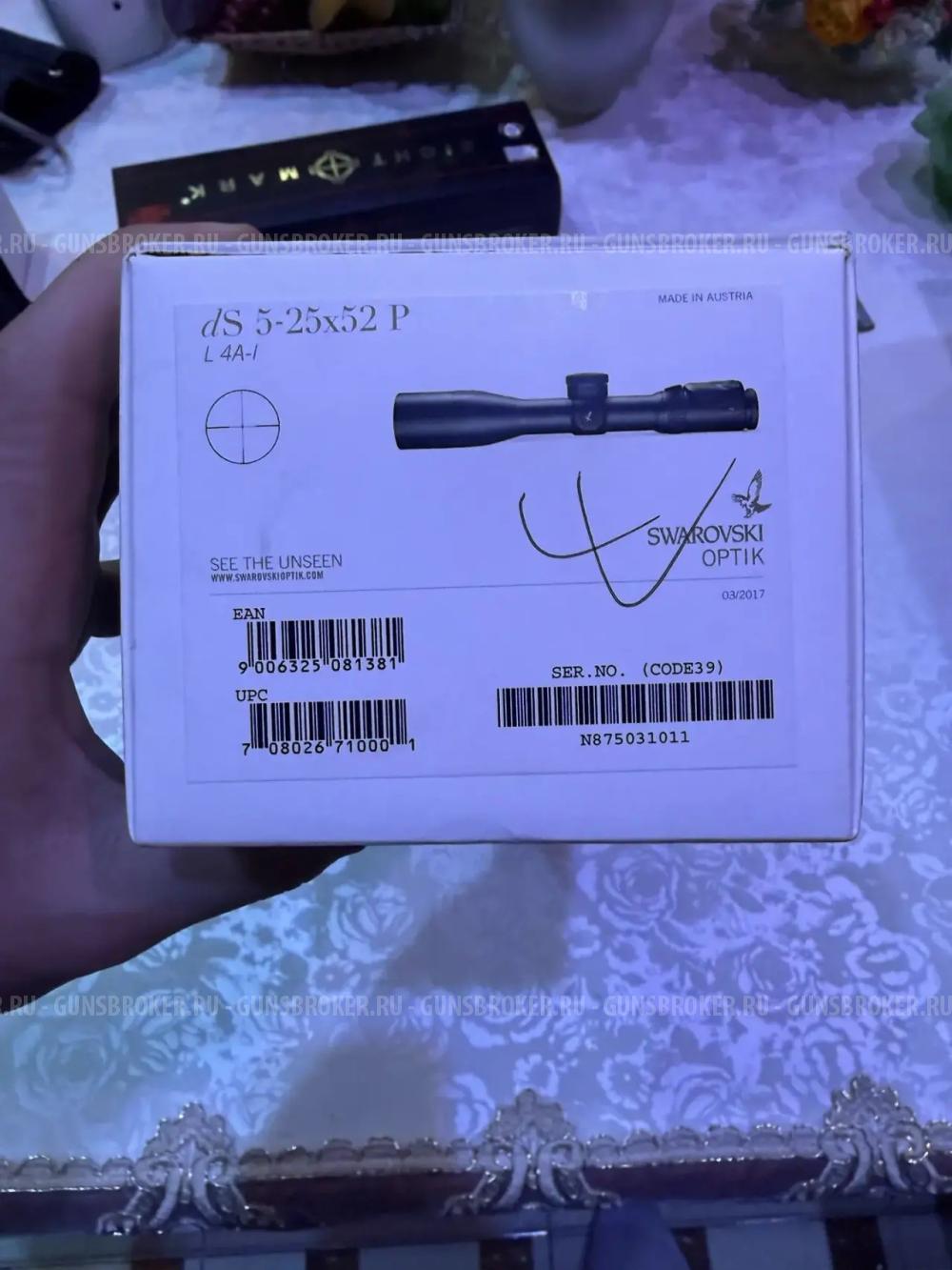Прицел Swarovski dS 5-25x52P L 4A-I