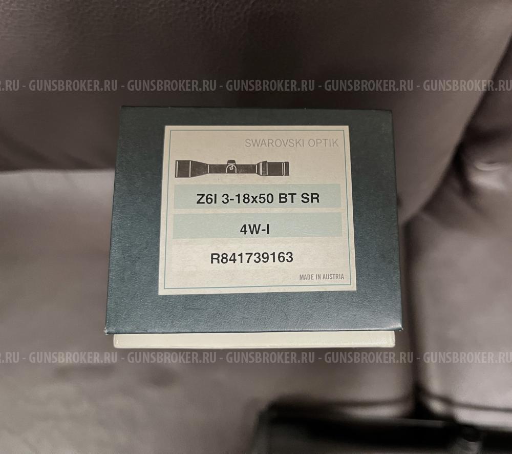 Прицел Swarovski Z6i (2 gen.) 3-18х50 BT SR 4W-I