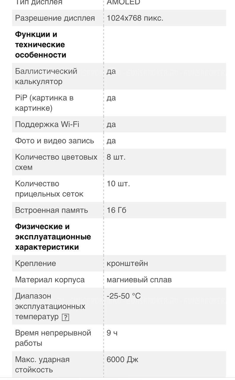 Прицел тепловизор