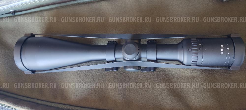 Прицел Ultimax 3-12x56, установлены кольца