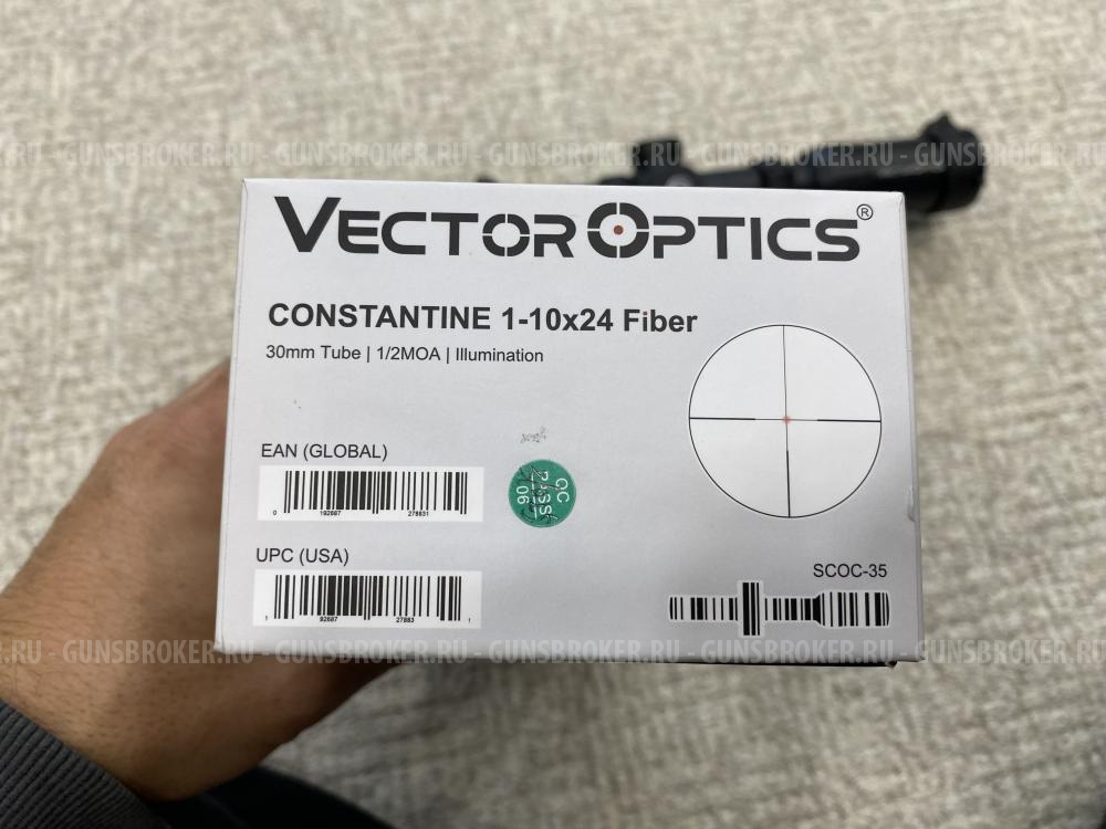 Прицел vector optics constantine 1-10x24 fiber 