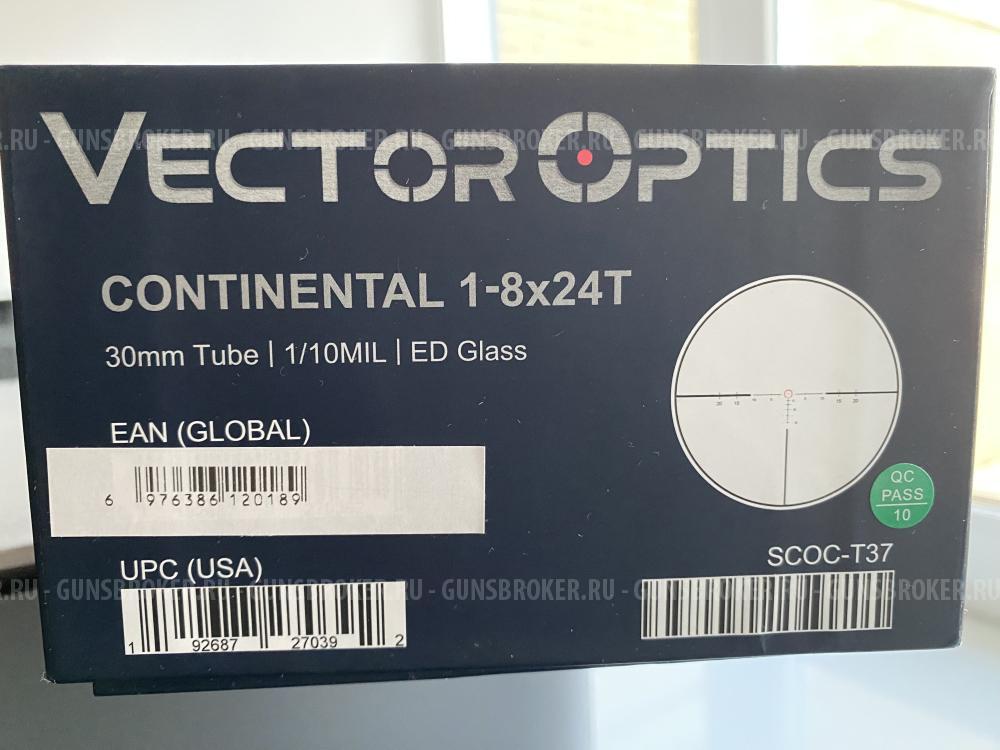 прицел vector optics continental 1-8x24t