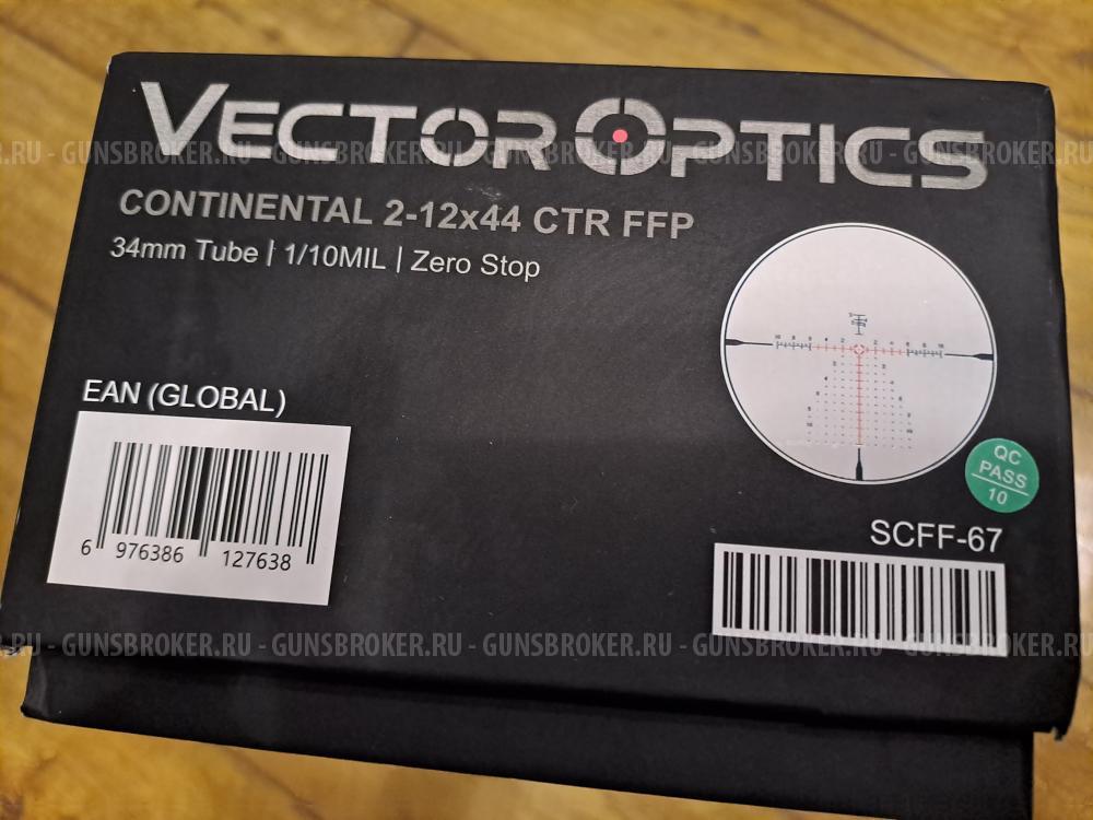 Прицел Vector Optics Continental 2-12x44 CTR FFP