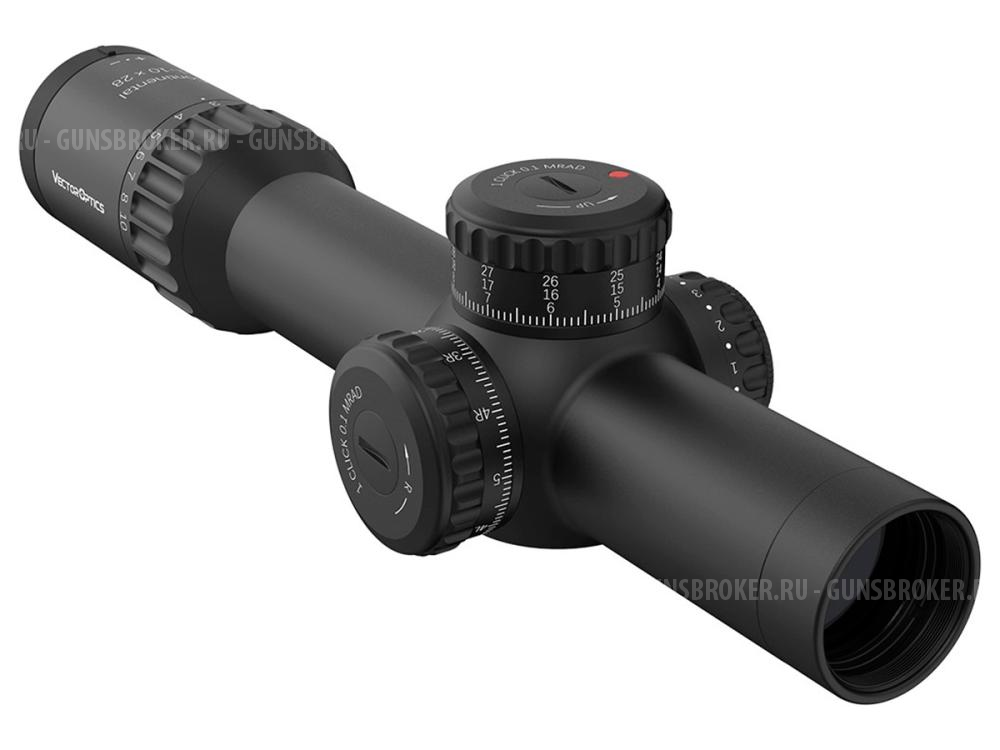 Прицел Vector Optics Continental 34mm ED 1-10x28 FFP, VET-CTR (MIL)