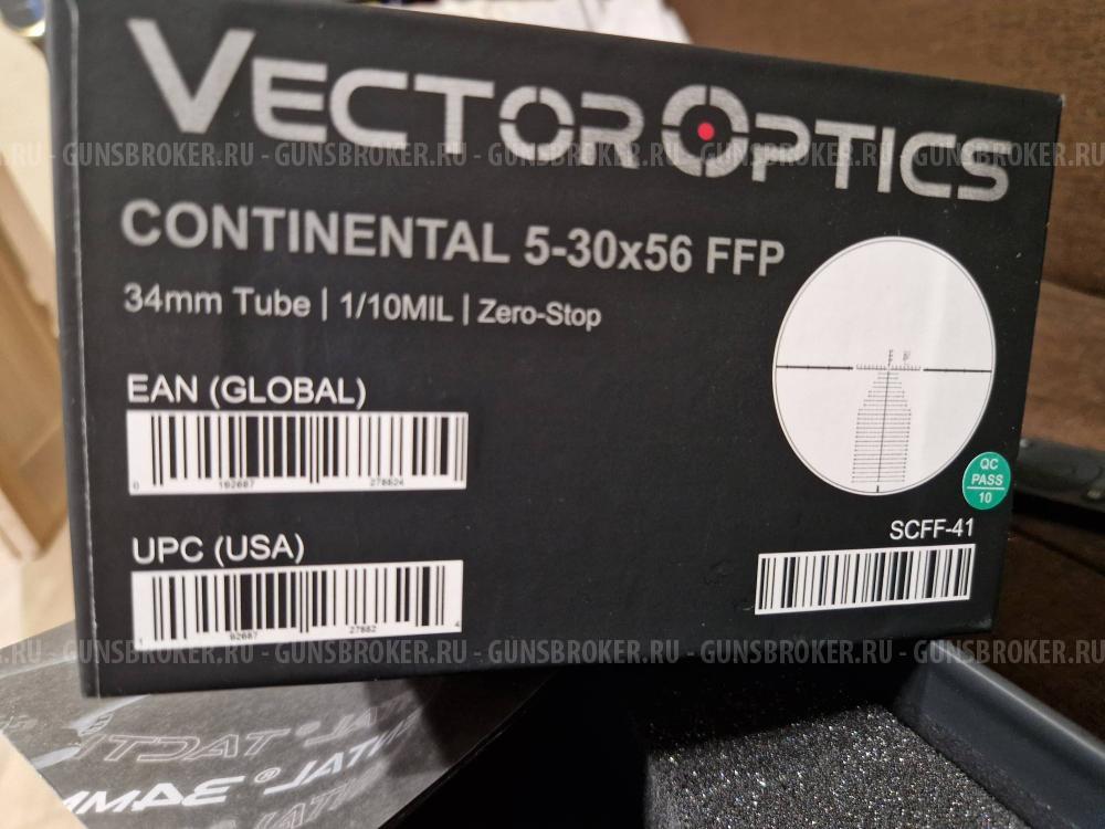 Прицел Vector Optics Continental 5-30x56 Zero Stop FFP VEC-MBR (модель SCFF-41)