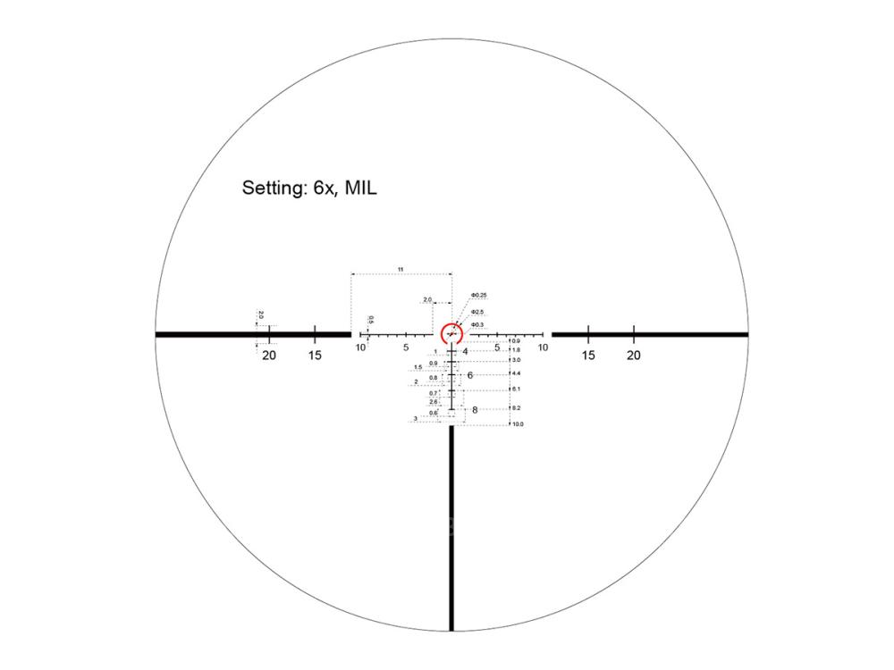 Прицел Vector Optics Continental Tactical 1-6x24 FDE, VET-BTR (MIL)