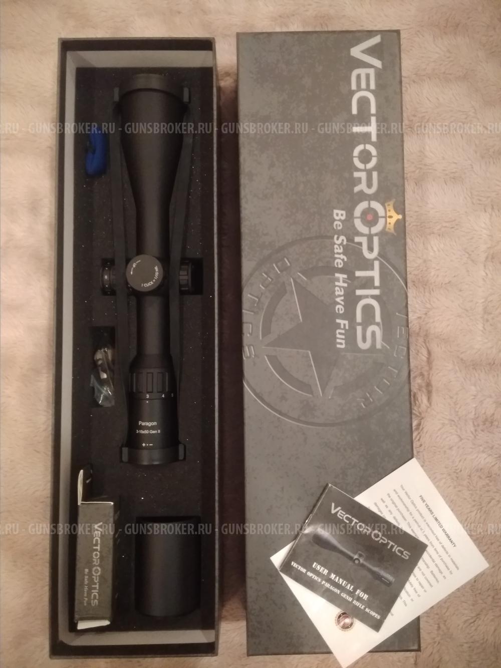 прицел Vector Optics Paragon 3-15x50 GenII SFP (SCOM-25)