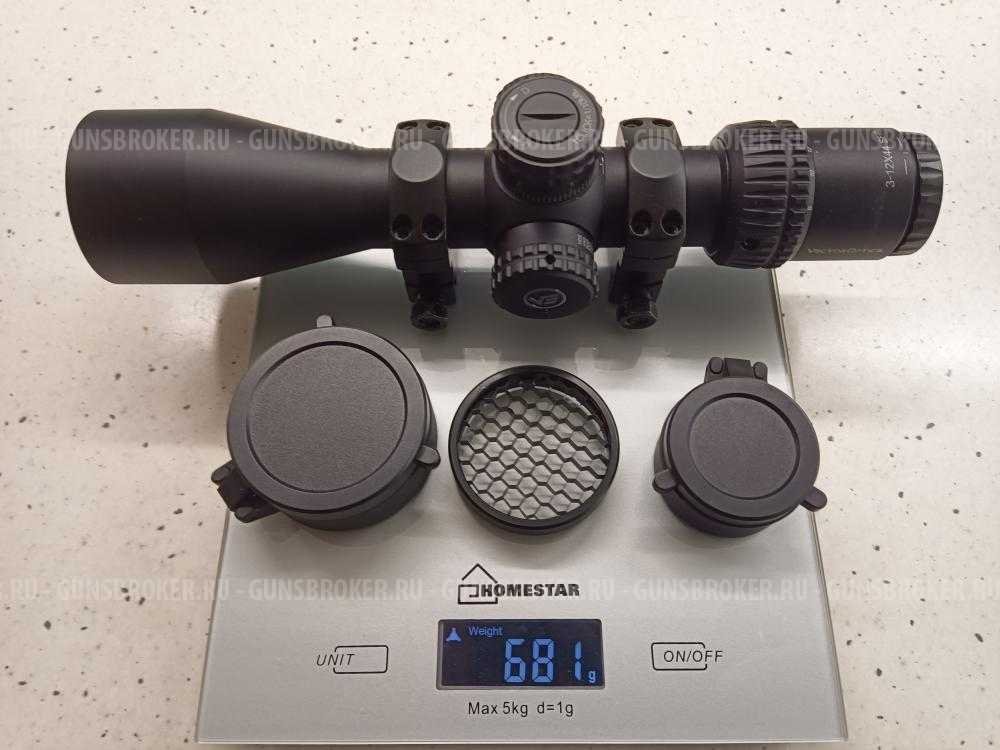 Прицел Vector Optics Veyron 3-12x44 SFP Compact Etched MPR-4