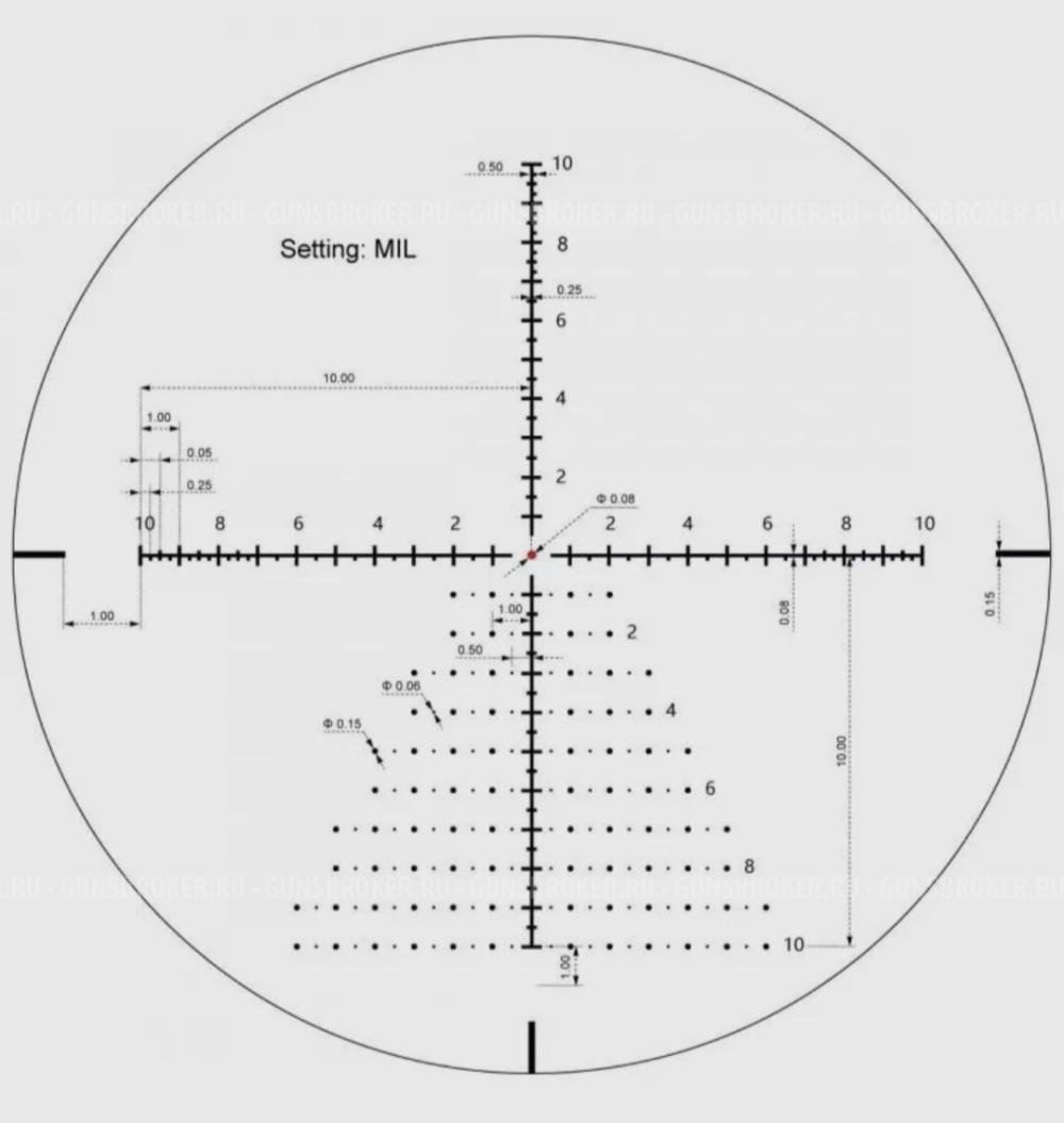 Прицел Vector Optics Veyron PLUS 10х30 ZERO 