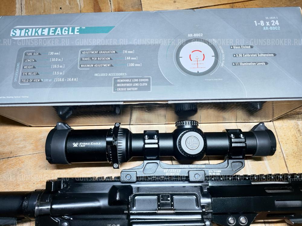 Прицел Vortex Strike Eagle 1-8x24 SFP с кронштейном