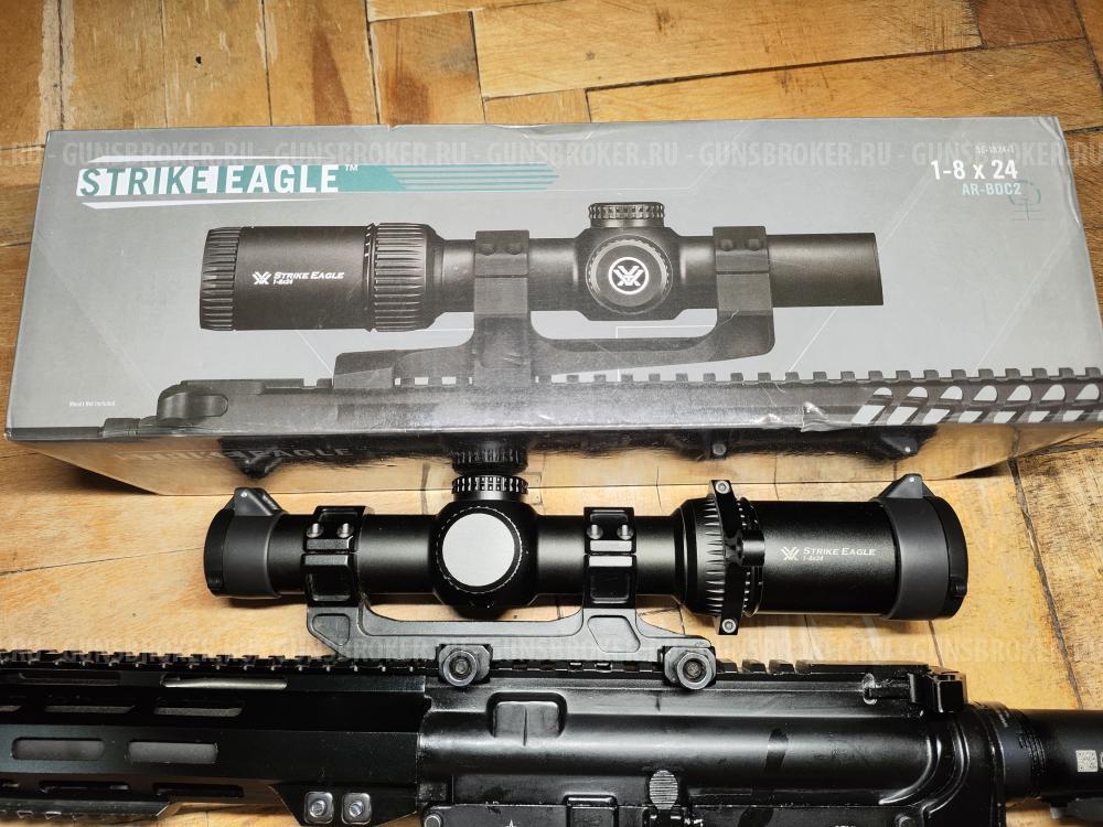 Прицел Vortex Strike Eagle 1-8x24 SFP с кронштейном