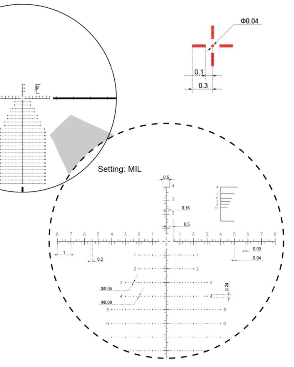 Прицелы Vector Optics Continental 34mm, zero stop, FFP