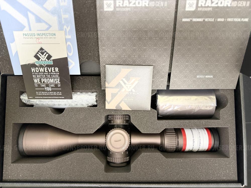 Прицел VORTEX RAZOR GEN II 4.5-27x56 FFP Horus Tremor3 MRAD (RZR-42710)