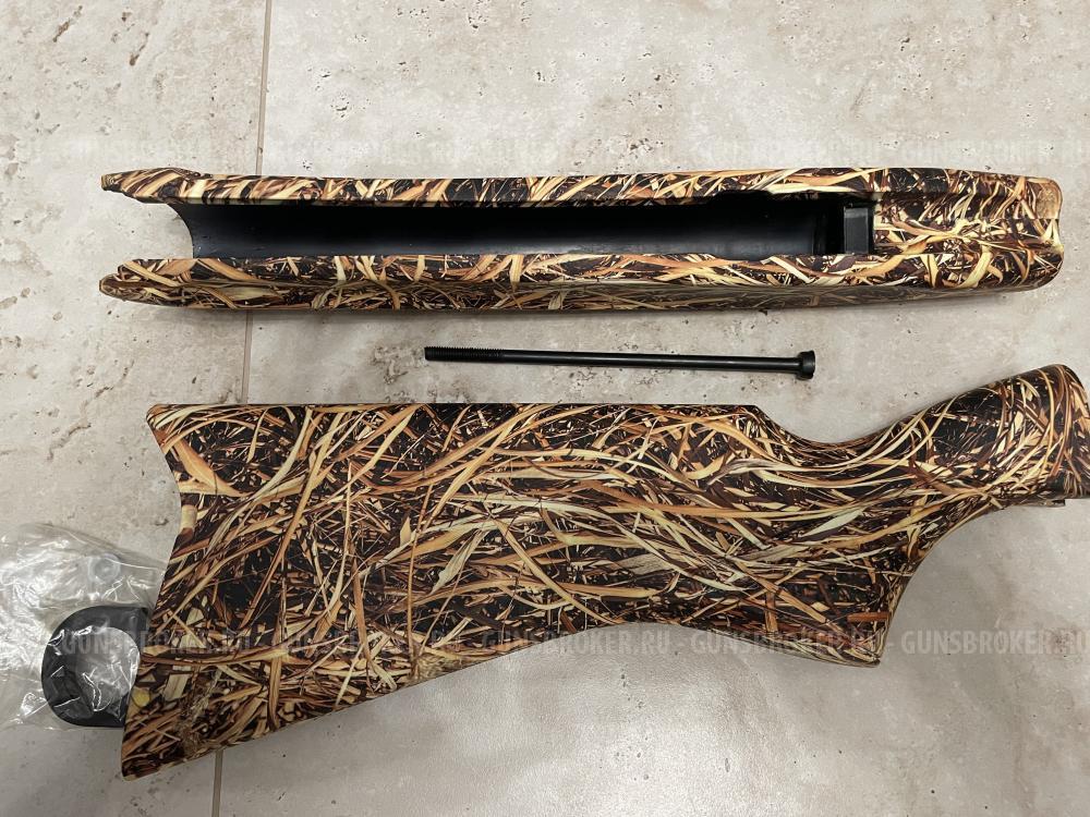 Приклад + Цевье МР-155 Камуфляж "КАМЫШ Желтый"