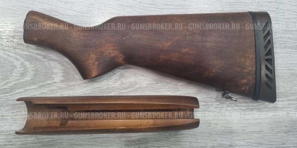 Приклад, цевье и ортопедическая пистолетная рукоять на Mossberg 500A