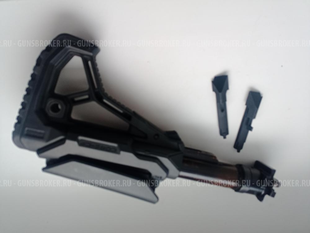 Приклад FAb defense GL-core с трубой и адаптером LAC и щекой.