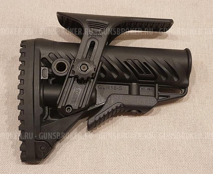 Приклад FAB Defense GLR16-CP (с подщёчником)
