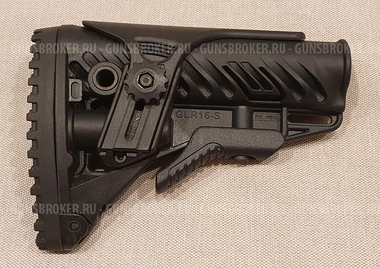 Приклад FAB Defense GLR16-CP (с подщёчником)