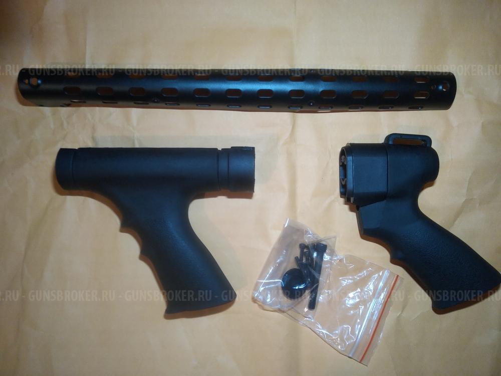 Hogue ATI на Remington 870. Рукояти на Winchester 1300 и Rem 870. SGA на Mossberg 500/590.
