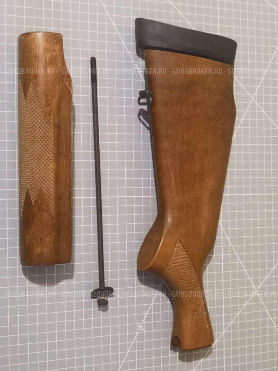 Приклад и цевьё от Remington 870 (оригинал, дерево)