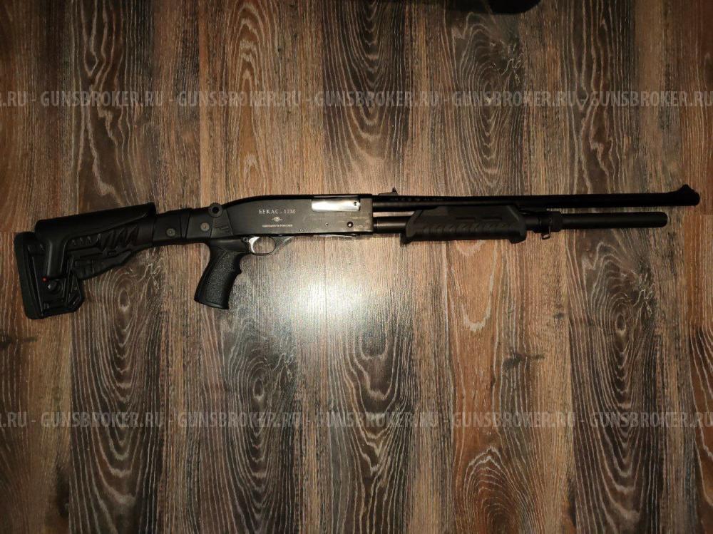 Приклад на Бекас 12 "DLG" телескопический с регулируемым подщечником