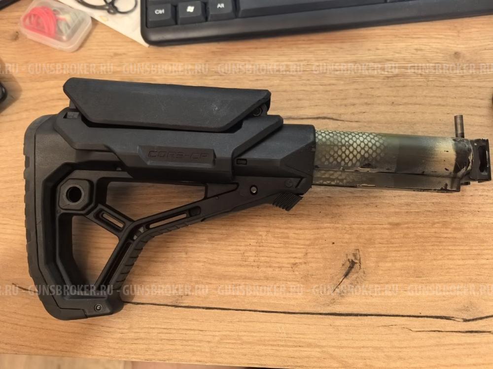 Приклад с адаптером на Сайга 9