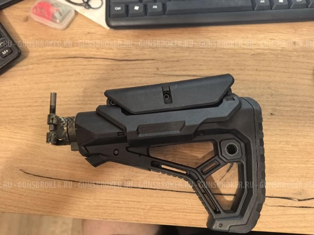 Приклад с адаптером на Сайга 9