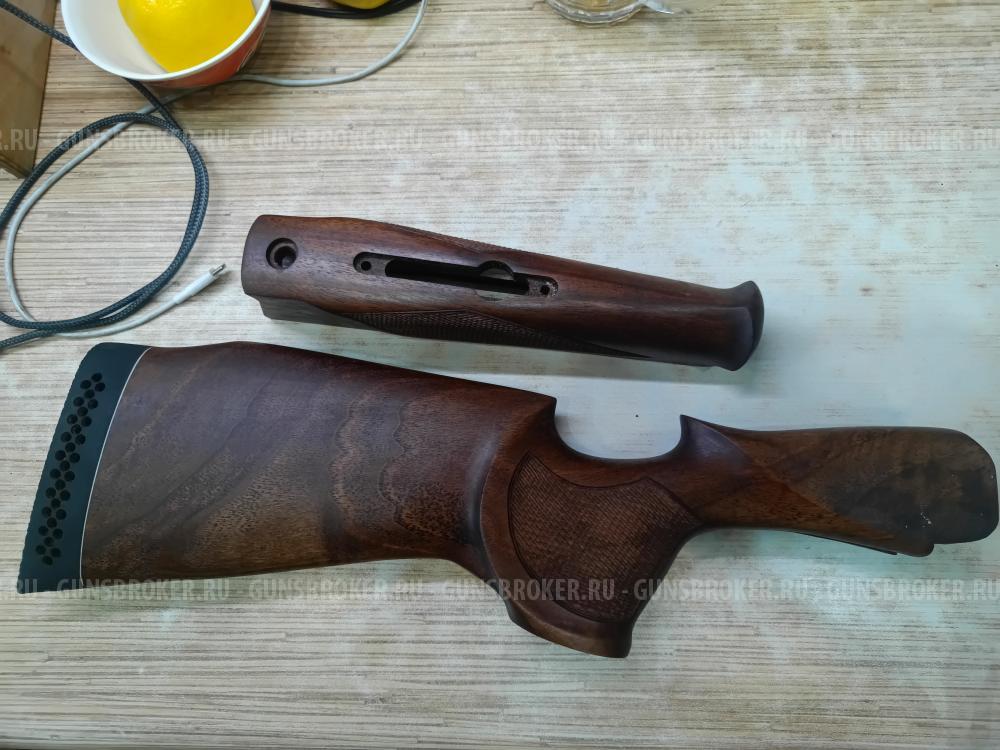 Приклад с цивьем эксклюзив Орех элитный Супер Узор природный Сделан специально для Руже