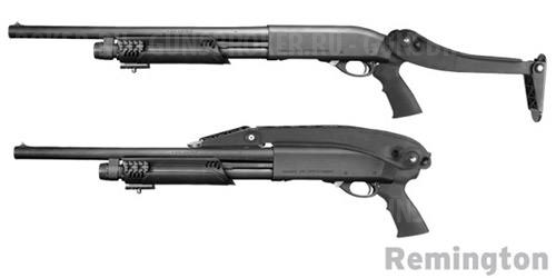 Приклад складной для Mossberg 500, Remington 870 и Winchester 1300 - ATI MTF4900 (черный)