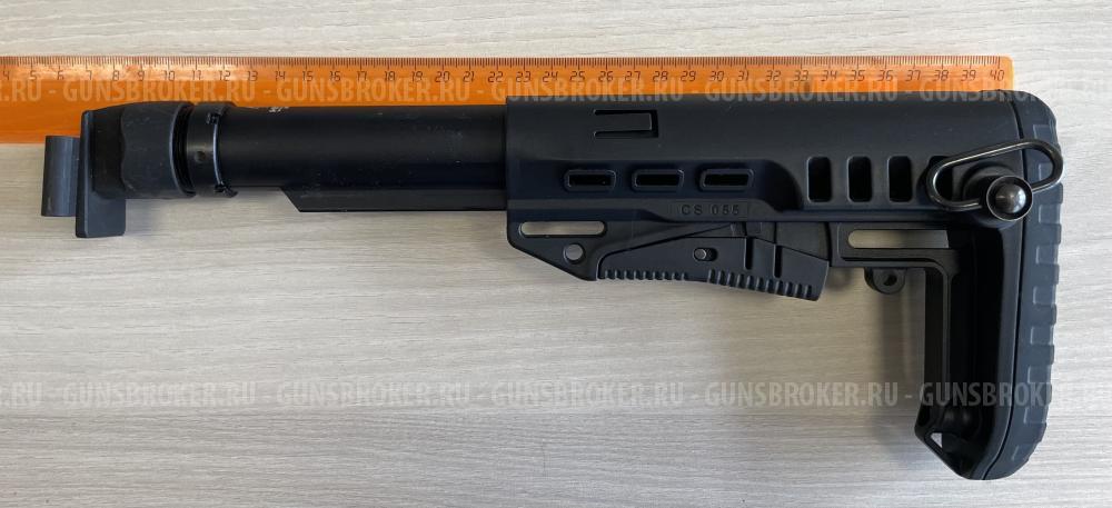 Приклад DLG Tactical  + труба, переходник Hartman складной телескопический для АК и Сайга
