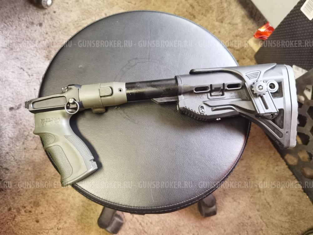 Приклад складной телескопический с компенсатором отдачи M4 SVD SB для СВД/Тигр, Fab-Defense