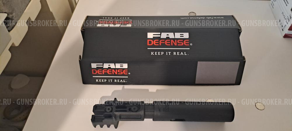 Приклад телескопический FAB Defense GL-CORE-CP с щекой (Black) с буферной трубкой