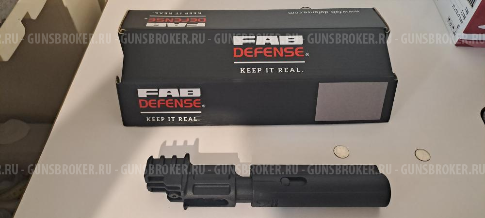 Приклад телескопический FAB Defense GL-CORE-CP с щекой (Black) с буферной трубкой