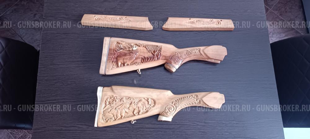 Приклады и цевье ручной работы на ТОЗ 34