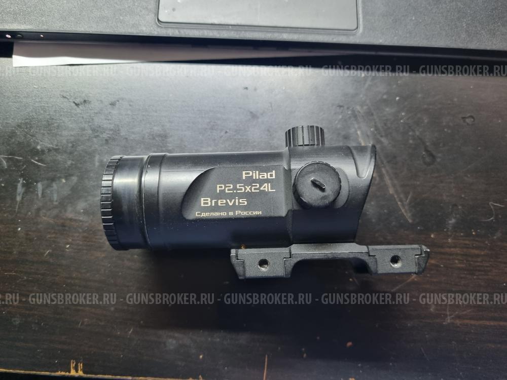 Призматический прицел Pilad P2,5x24L Brevis / Пилад 2,5х24 Бревис
