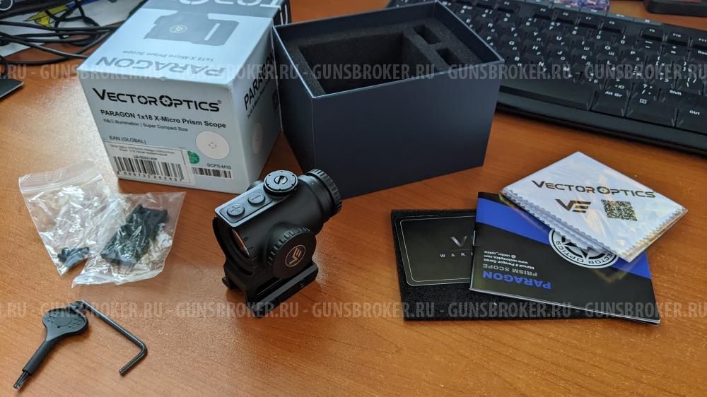 Призматический прицел Vector Optics Paragon 1x18
