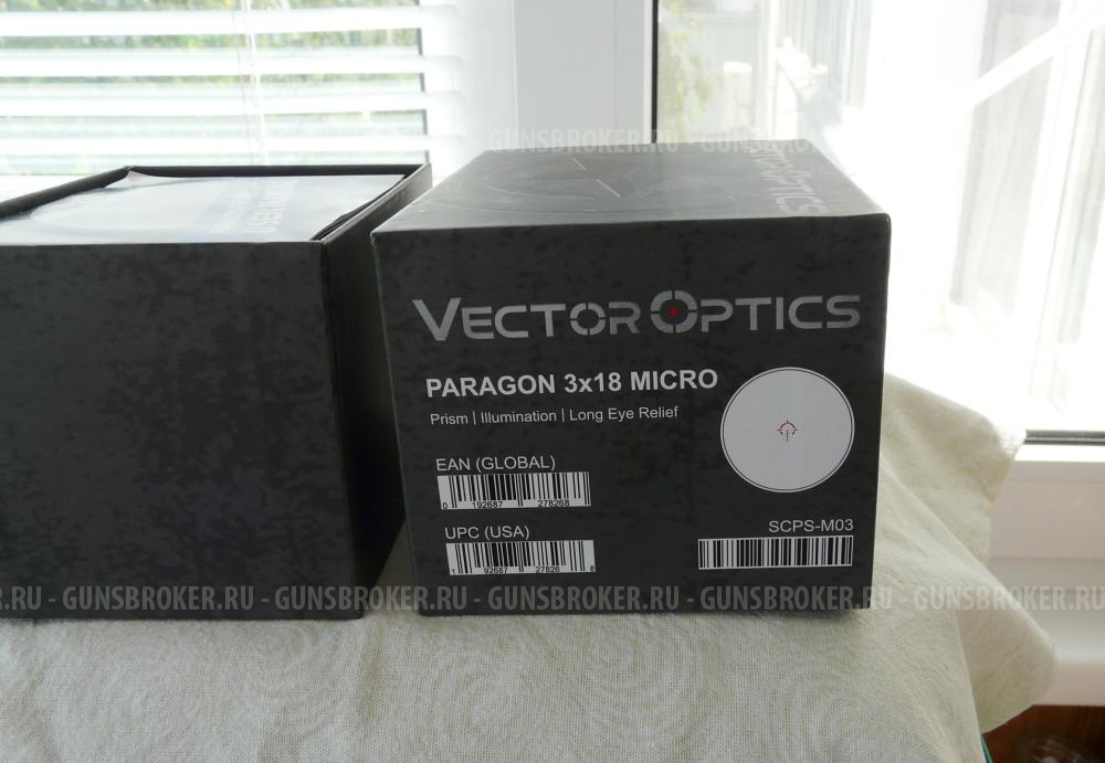 Призматический прицел Vector optics paragon 3x18