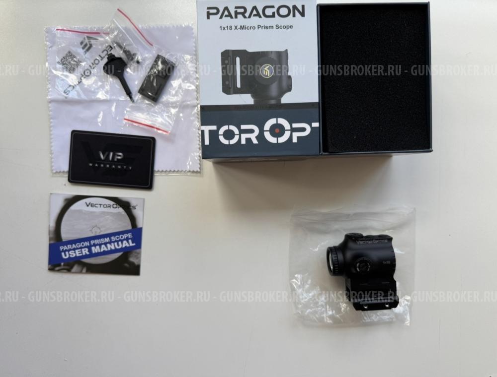 Призматический прицел Vector Paragon 1x18 X-Micro
