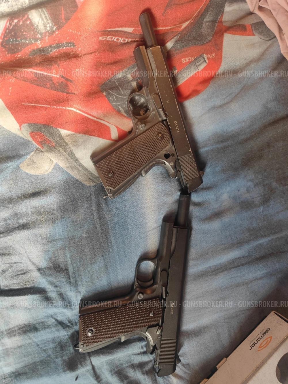 Продам два Кольта 1911 с подвижным затвором Глетчер одним лотом