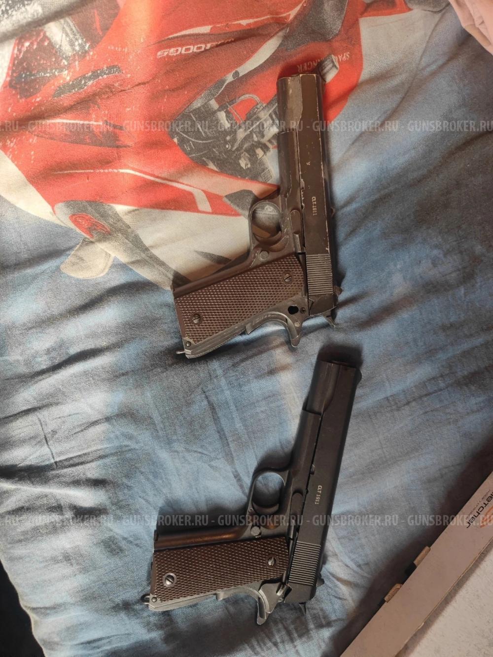 Продам два Кольта 1911 с подвижным затвором Глетчер одним лотом
