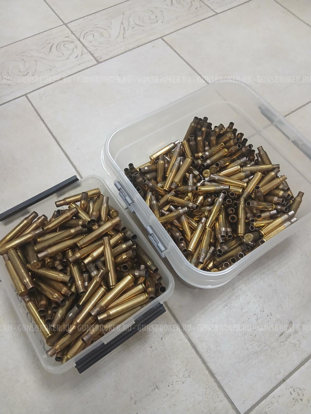 Продам гильзы 6,5х55 , 30-06