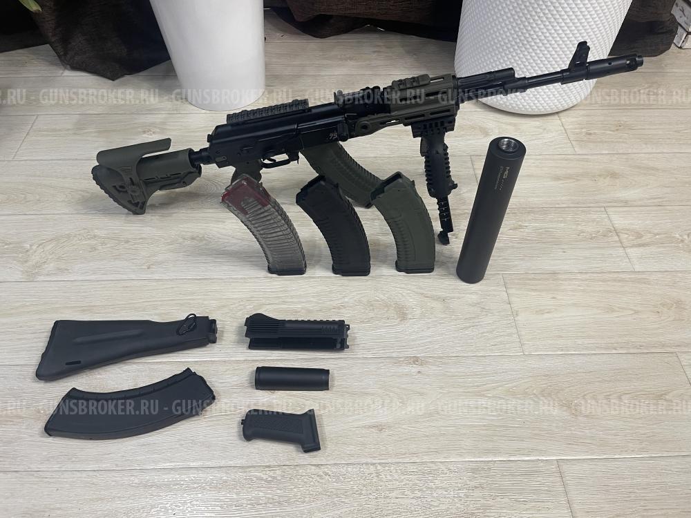 Продам Карабин TG2 366TKM (нарезной) с богатым обвесом Fab Defense