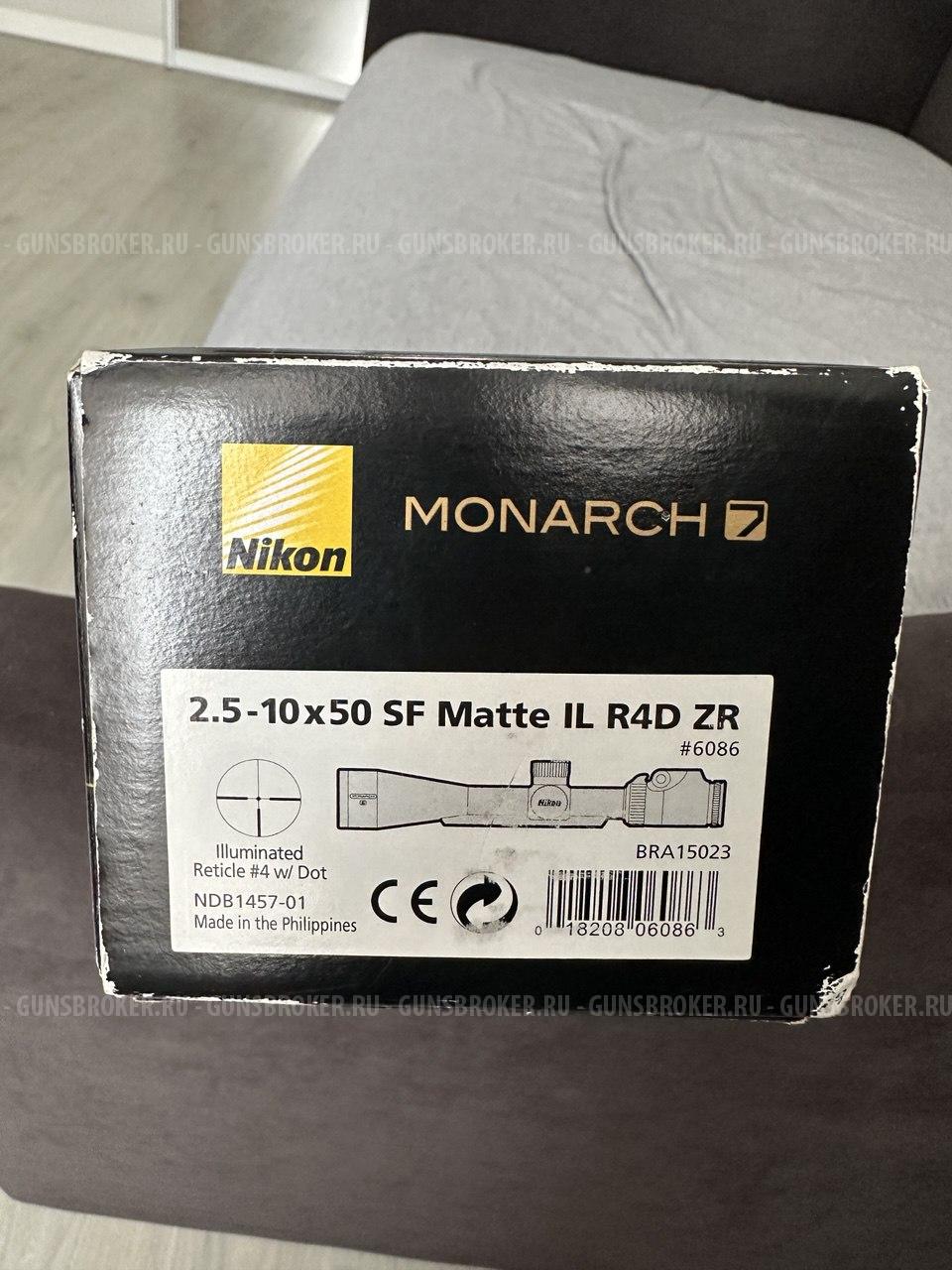 Продам Nikon Monarch 7 , 2,5-10x50 SF Matte IL R4D ZR