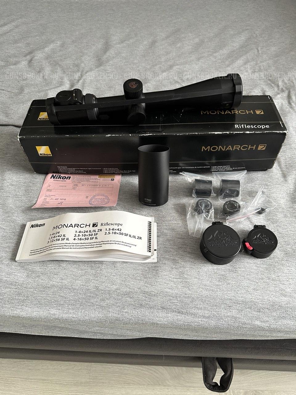 Продам Nikon Monarch 7 , 2,5-10x50 SF Matte IL R4D ZR