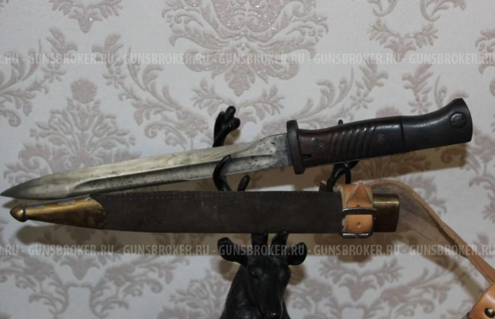 Штык-нож к карабину Маузер 98 1939 г. купить - Брянск