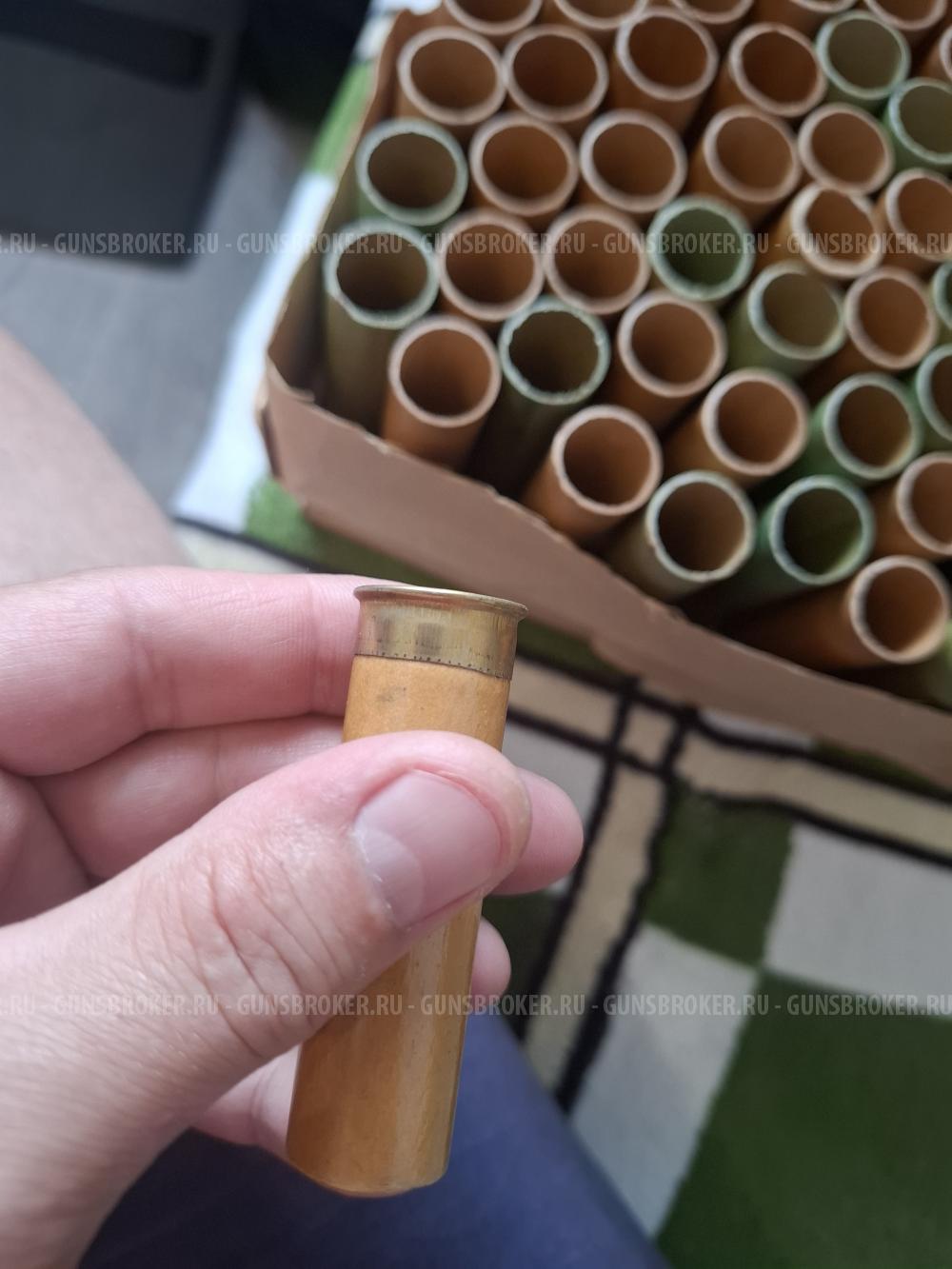 Продам папковые гильзы 12го калибра